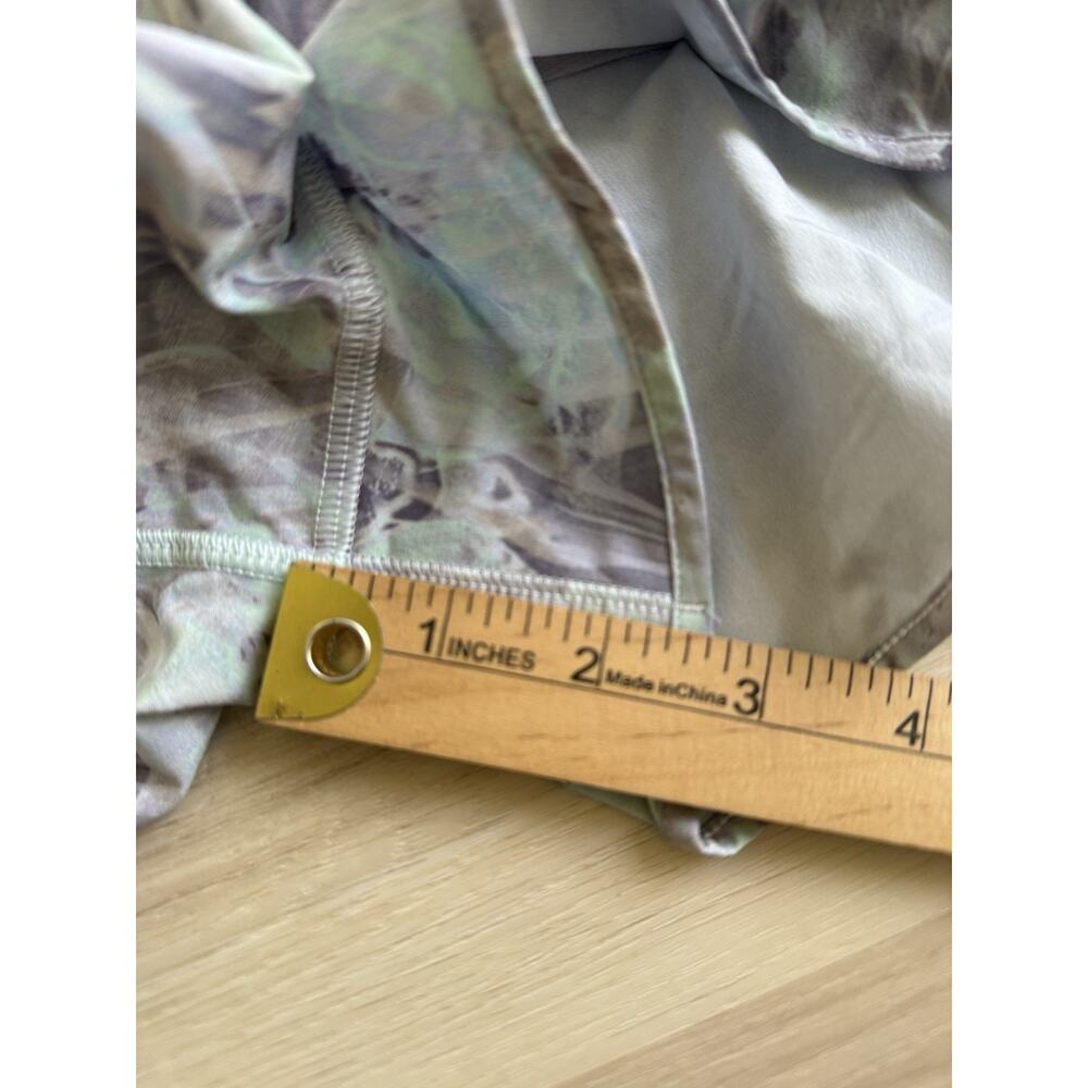 Lululemon Hotty Hot High-Rise Lined Shorts Plisse Bloom Multi Mauve Grey sz 6 - Picture 7 of 7